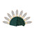 50 Mini LED Classic Warm White Lights on Green Cord - HBL
