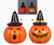 Ceramic Halloween Jack O Lantern Pumpkin Witch Hat