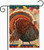 Fall Turkey Full Body House Flag - Briarwood