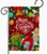 Merry Christmas Script Gifts Garden Flag - Two Group Flag Co.