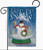 Snow Globe Snowman Garden Flag - Two Group Flag Co.