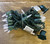 50 Mini LED Warm White Opaque Lights on Green Cord