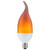 LED Flame B11 Bulb Candelabra Base - Flame Effect - Satco