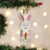 Old World Marshmallow Bunny Ornament