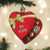 Old World Valentine Chocolates in Heart Ornament