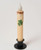 Large Single Shamrock St. Patrick's Day Battery Taper Candle with Timer