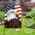 Metal American Flag Garden Flag Weight