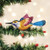 Old World Vibrant Hummingbird Ornament