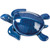 Small Glazed Ceramic Blue Turtle - Primitives by Kathy