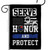Serve Honor and Protect Police Garden Flag - Two Group Flag Co.