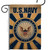 Navy Burst Background Garden Flag - Two Group Flag Co.