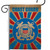 Coast Guard Burst Background Garden Flag - Two Group Flag Co.