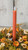 10" Orange Taper Candles with Realistic Flame - 2 Pk - WHD