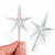 Ceramic Tree Small Irridescent Star - 2 Pack