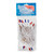 20 Mini Incandescent Patriotic Lights on White Cord - CWI