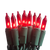 35 Mini Incandescent Red Lights on Green Cord - Holiday Lite Source