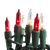 100 Mini Incandescent Red and Clear Lights on Green Cord - Allyson's Choice