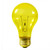 Party Bulb, Transparent Yellow - 25 Watt, Medium (E26) Base