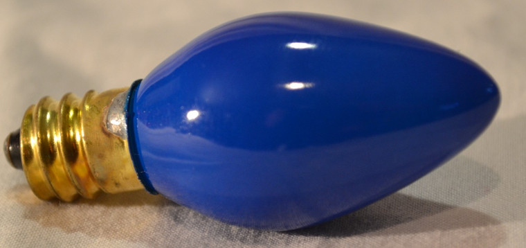 C7 Ceramic Blue Incandescent Bulbs - 4 Pack