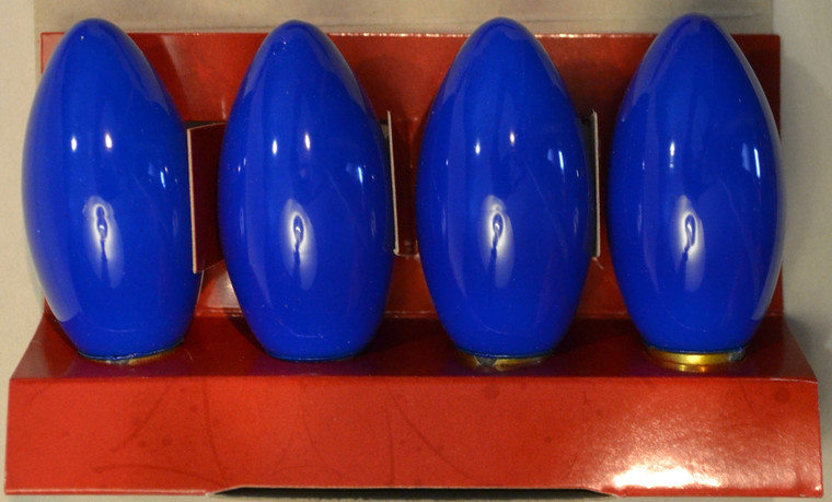 C9 Ceramic Incandescent Blue Replacement Bulbs
