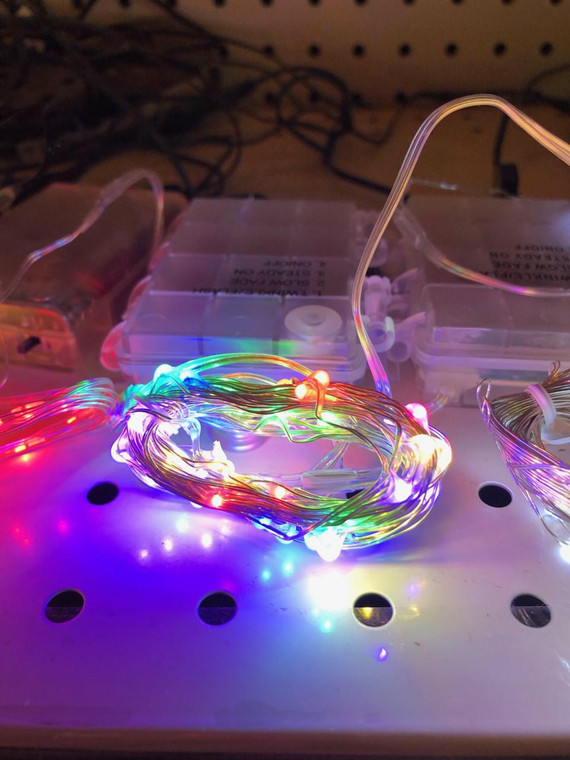 50 Wire Lights Battery Multi