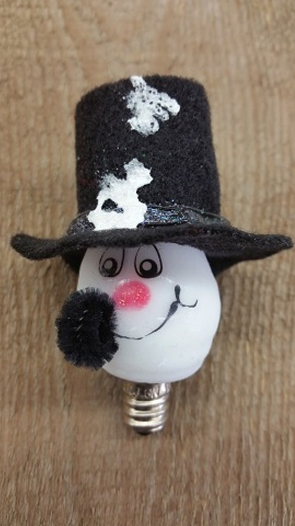 Snowman w/Pipe Silicone Bulb - Vickie Jean's