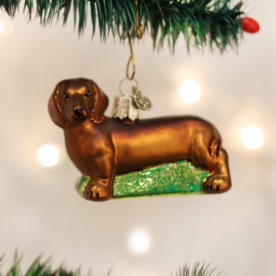 Old World Dachshund Ornament