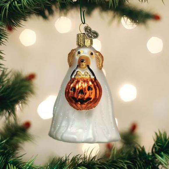 Old World Trick Or Treat Pooch Ornament