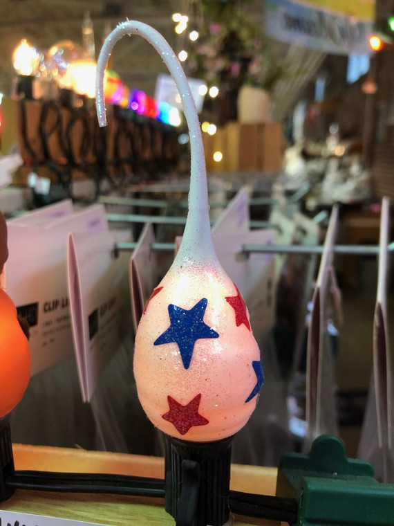 Old Glory Patriotic Stars Silicone Bulb - Vickie Jean's