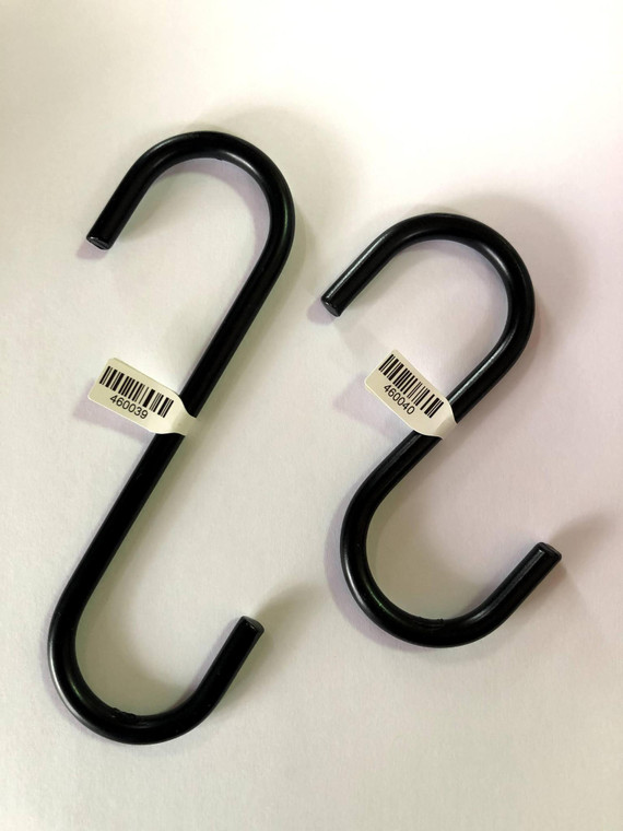 Hook, 4" Black Wrought Iron