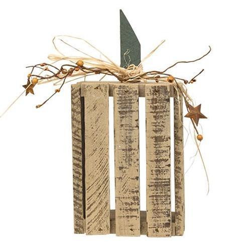 White Pumpkin Crate Vertical