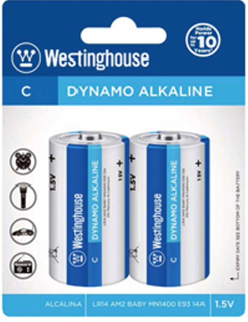 Alkaline C - 2 Pack Westinghouse