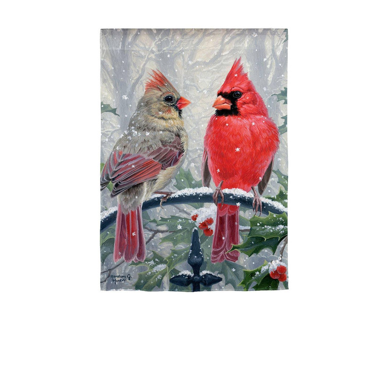 Winter Peace Garden Flag