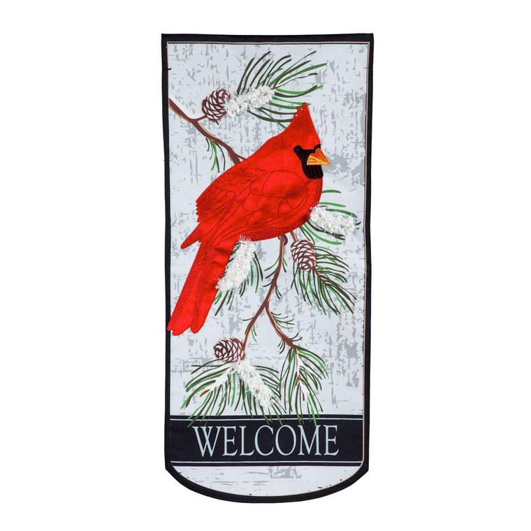 Winter Cardinal Textile Banner