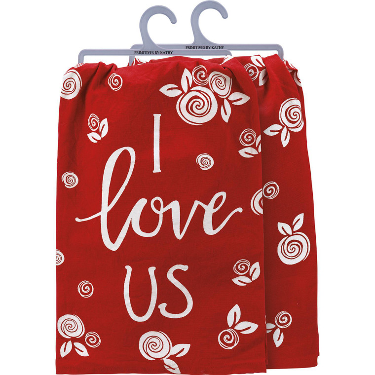 I Love Us - Dish Towel
