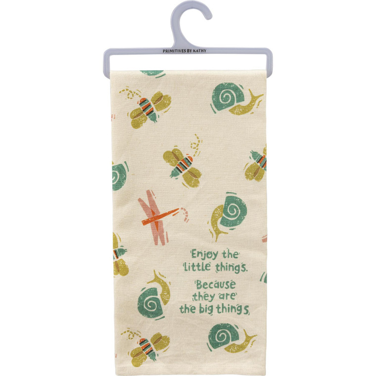 Enjoy the Little Things- Dish Towel