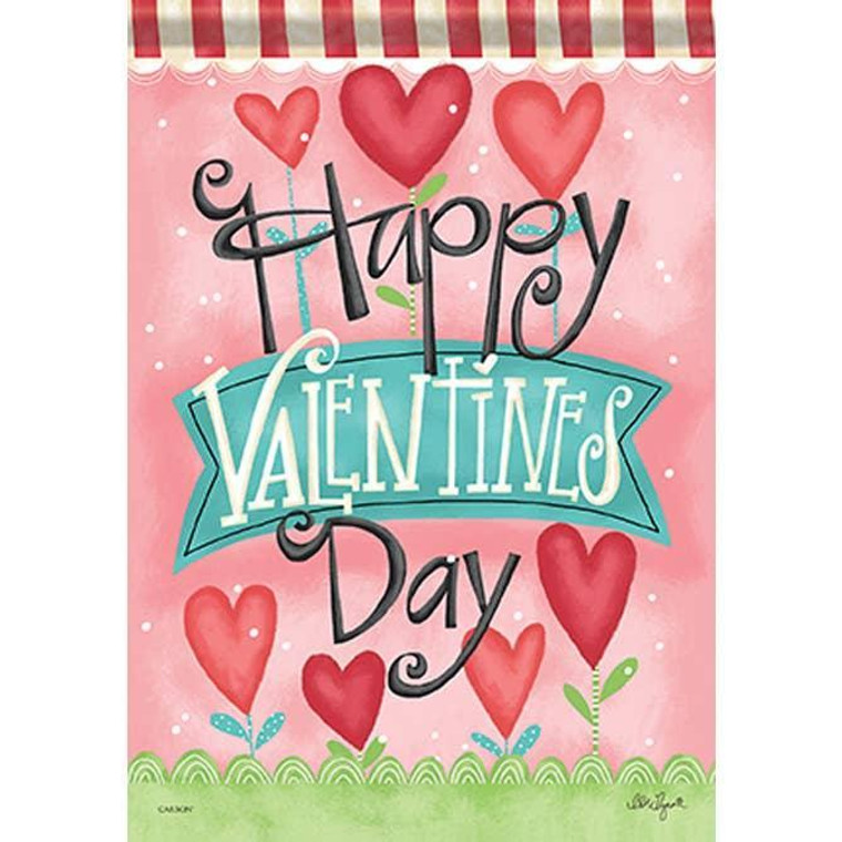 Garden Flag Valentine Wishes