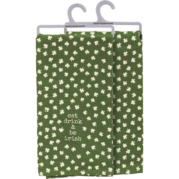 Eat, Drink & Be Irish - Dish Towel