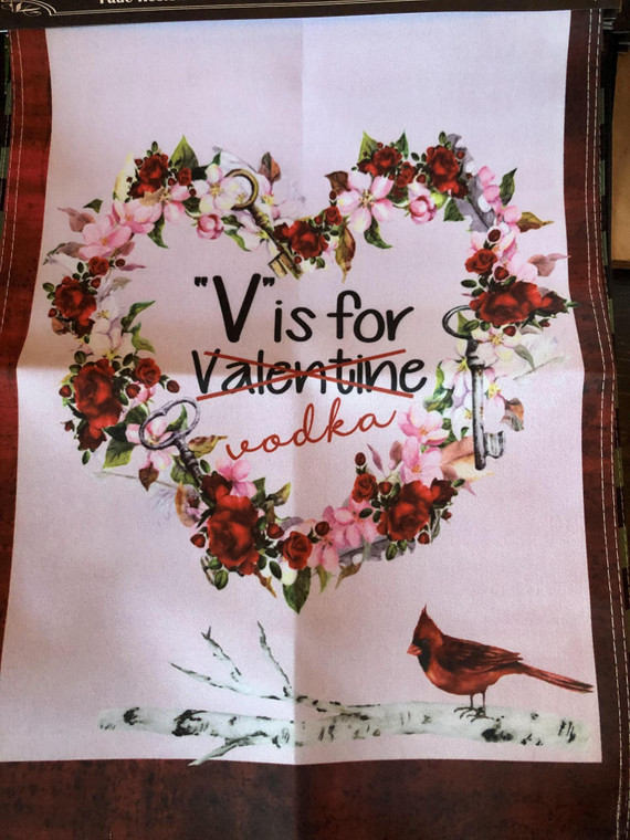 Flags Galore - Garden Flag - V is for Vodka