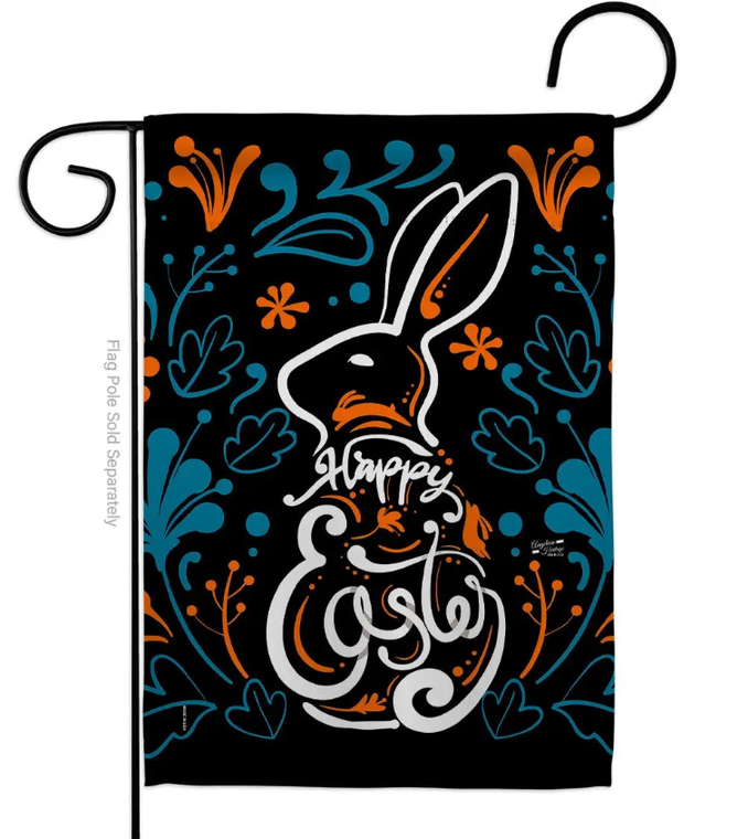 Colorful Bunny Garden Flag - Two Group Flag Co.