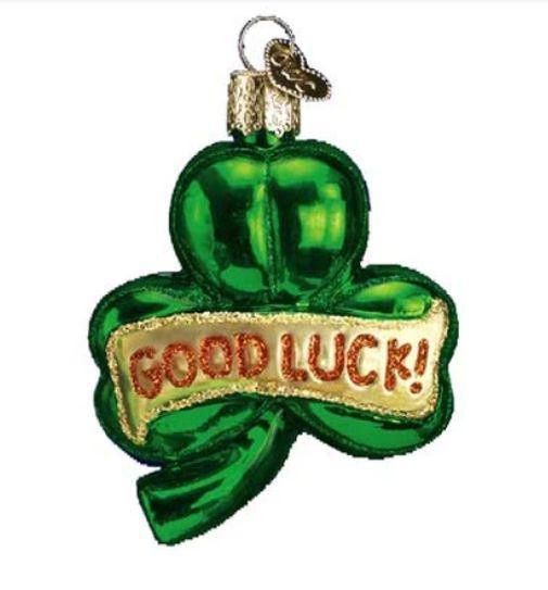 Lucky Shamrock Old World Christmas Ornament 36046