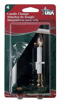 Window Candle Clamp with Suction Cup - 4 Pack