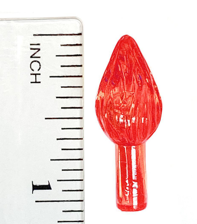 Medium Twist 144 Pack Red - Ceramic Christmas Tree Bulbs