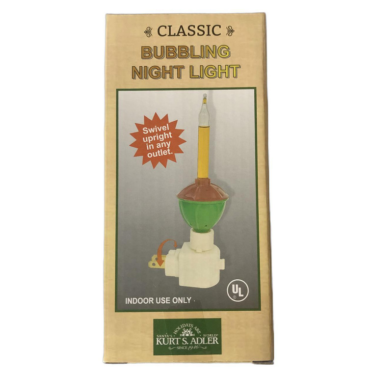 Bubble Night Light, Multi Colored - Kurt Adler