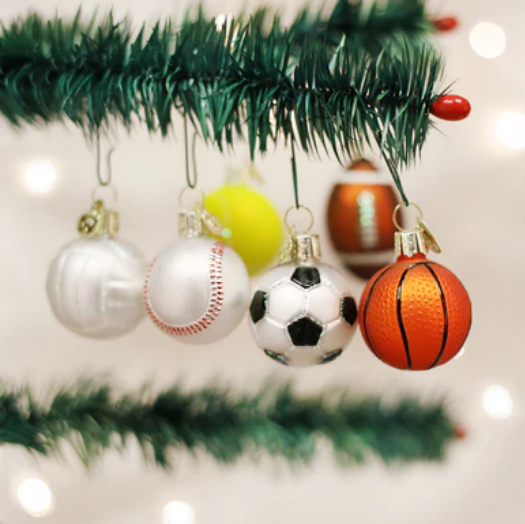 Old World MiniSports Balls, 1 Ornament - 44023