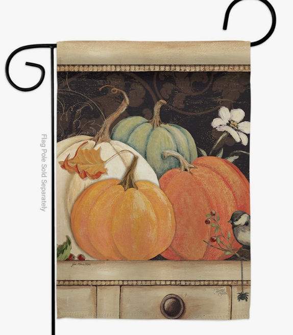 October Pumpkins Garden Flag - Two Group Flag Co.