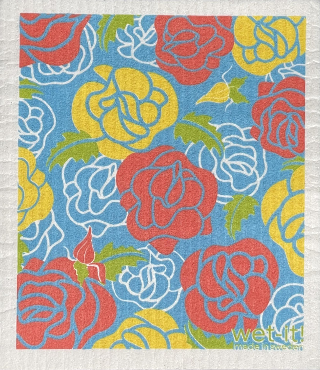 Swedish Dishcloth Rose Garden