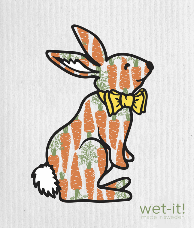 Swedish Dishcloth Hungry Bunny