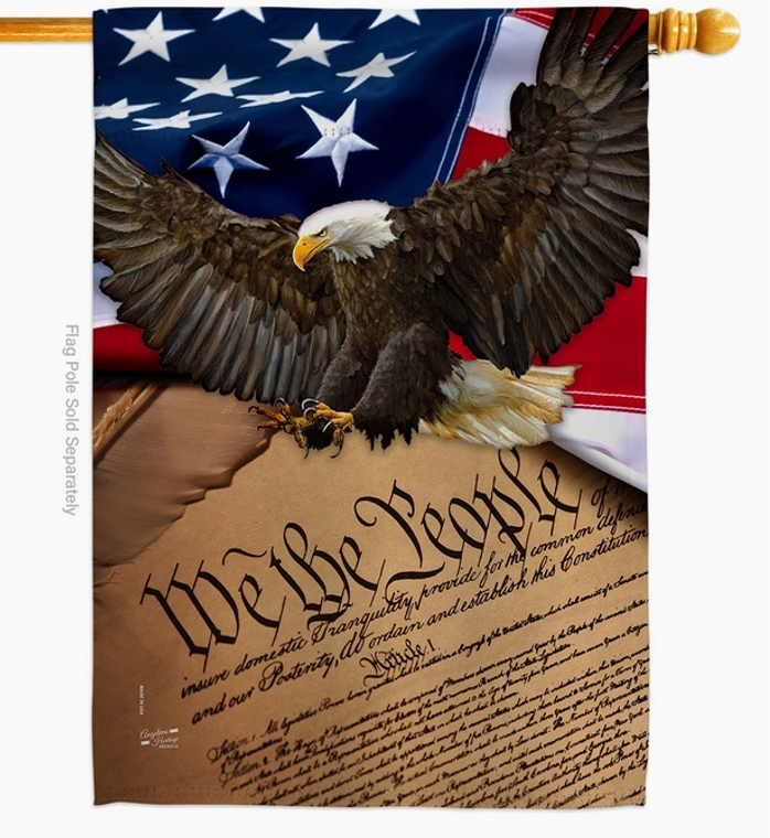 We The People Eagle House Flag - Two Group Flag Co.