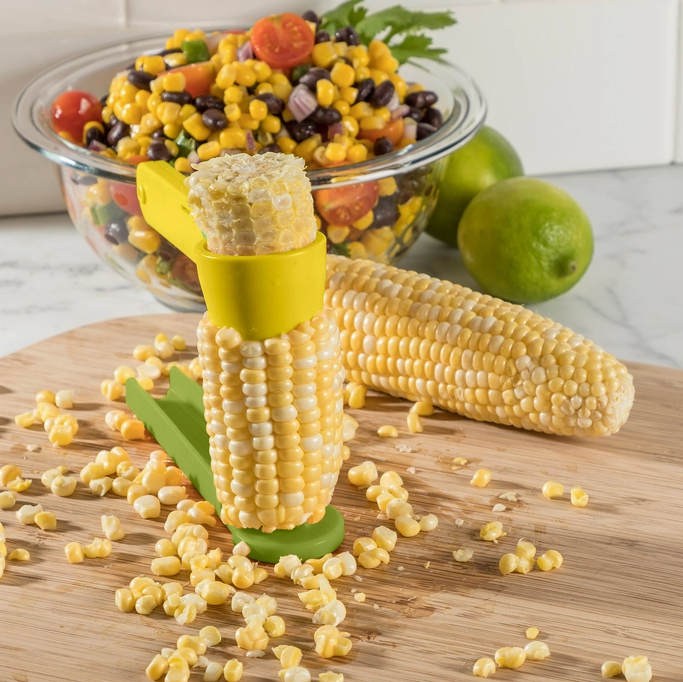 Corn Stripper Cutter - 2 Piece Style Plastic - Hutzler